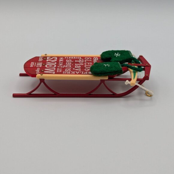 Hallmark Keepsake Snow Much Fun! Christmas Sled Ornament 2014 - Picture 6 of 10